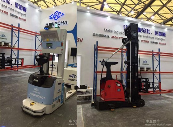 激光導航堆垛車&三向AGV前移式叉車