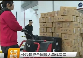 杭州叉車成為中國最大單體冷庫搬運主力軍！