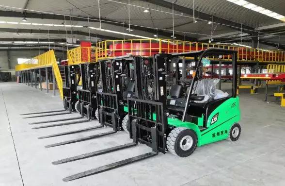 杭州叉車交付鋰電池叉車&mdash;&mdash;順豐集團（煙臺站）3