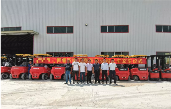 逆天了！杭叉交付某工程企業數十臺車